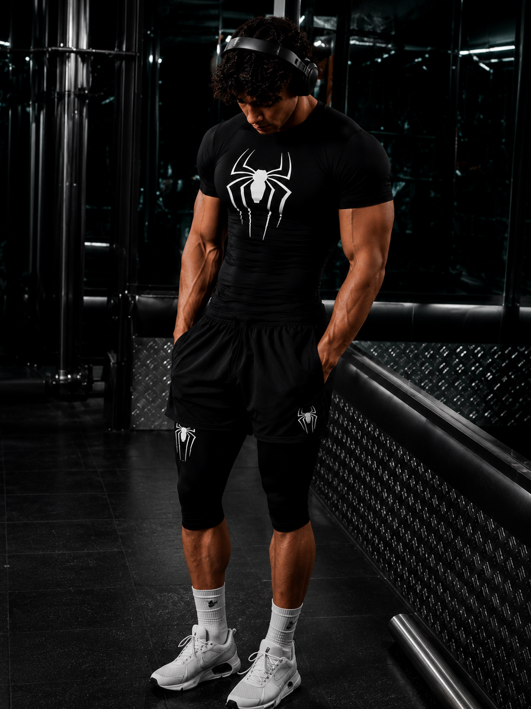 طقم رياضي رجالي 3 قطع (Compression Set)